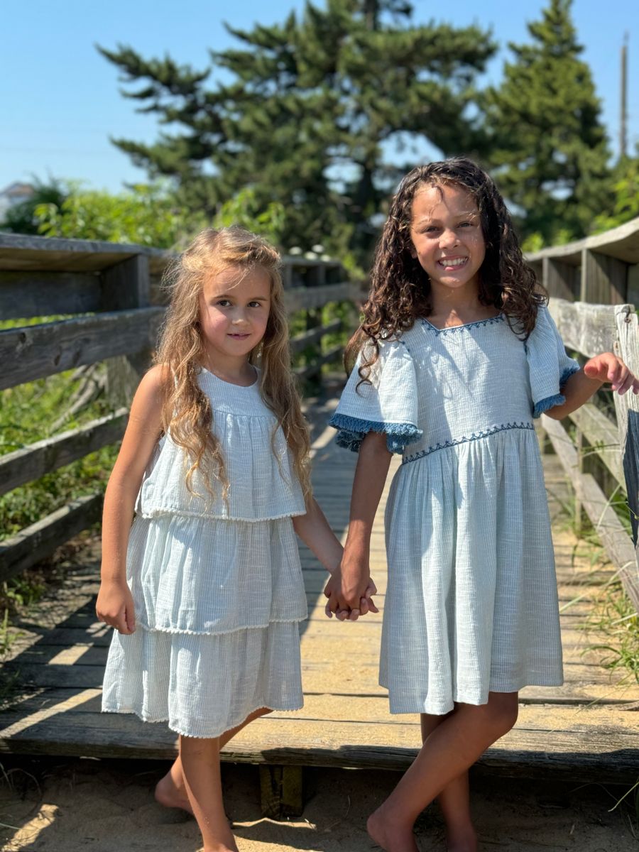Isla Holbox Angel Sleeve Dress