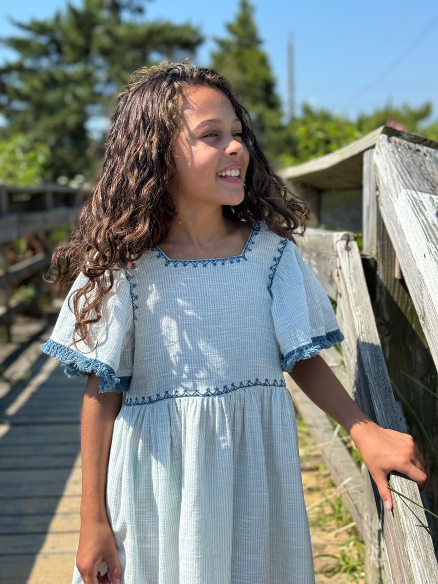 Isla Holbox Angel Sleeve Dress