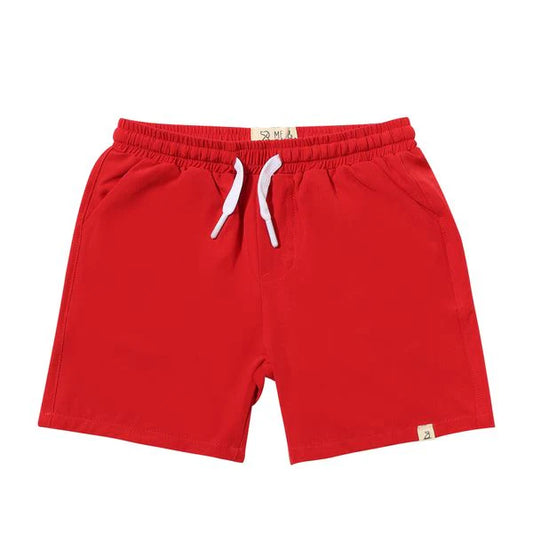 Splash Red Swim Shorts