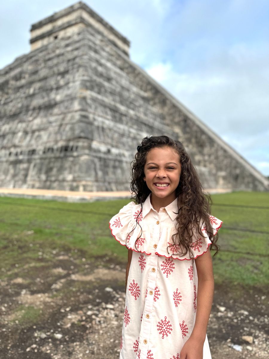 Floral Embroidered Shirt Dress - Chichen Itza