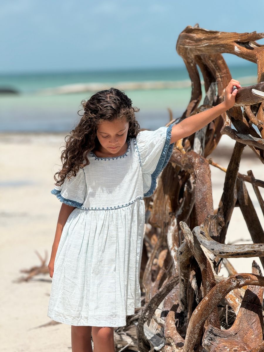 Isla Holbox Angel Sleeve Dress