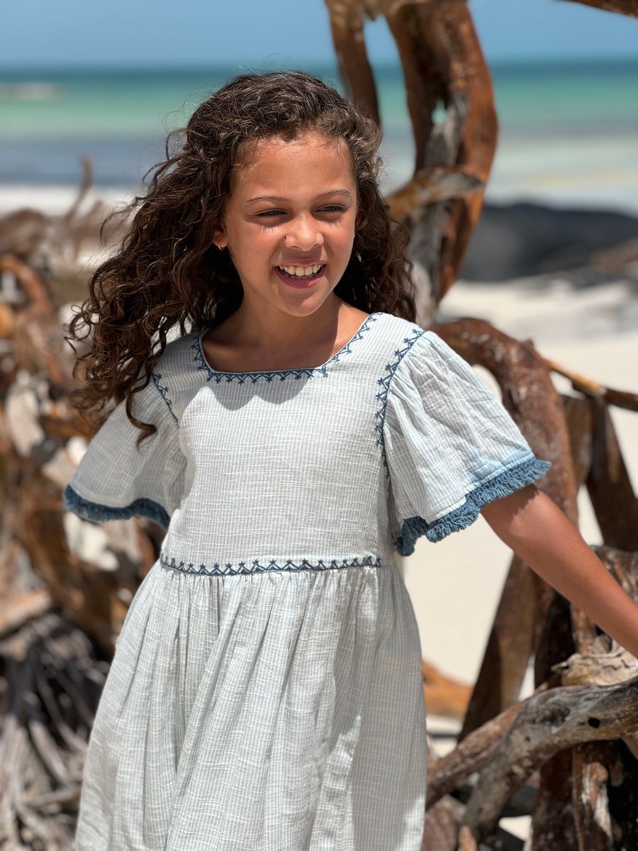 Isla Holbox Angel Sleeve Dress