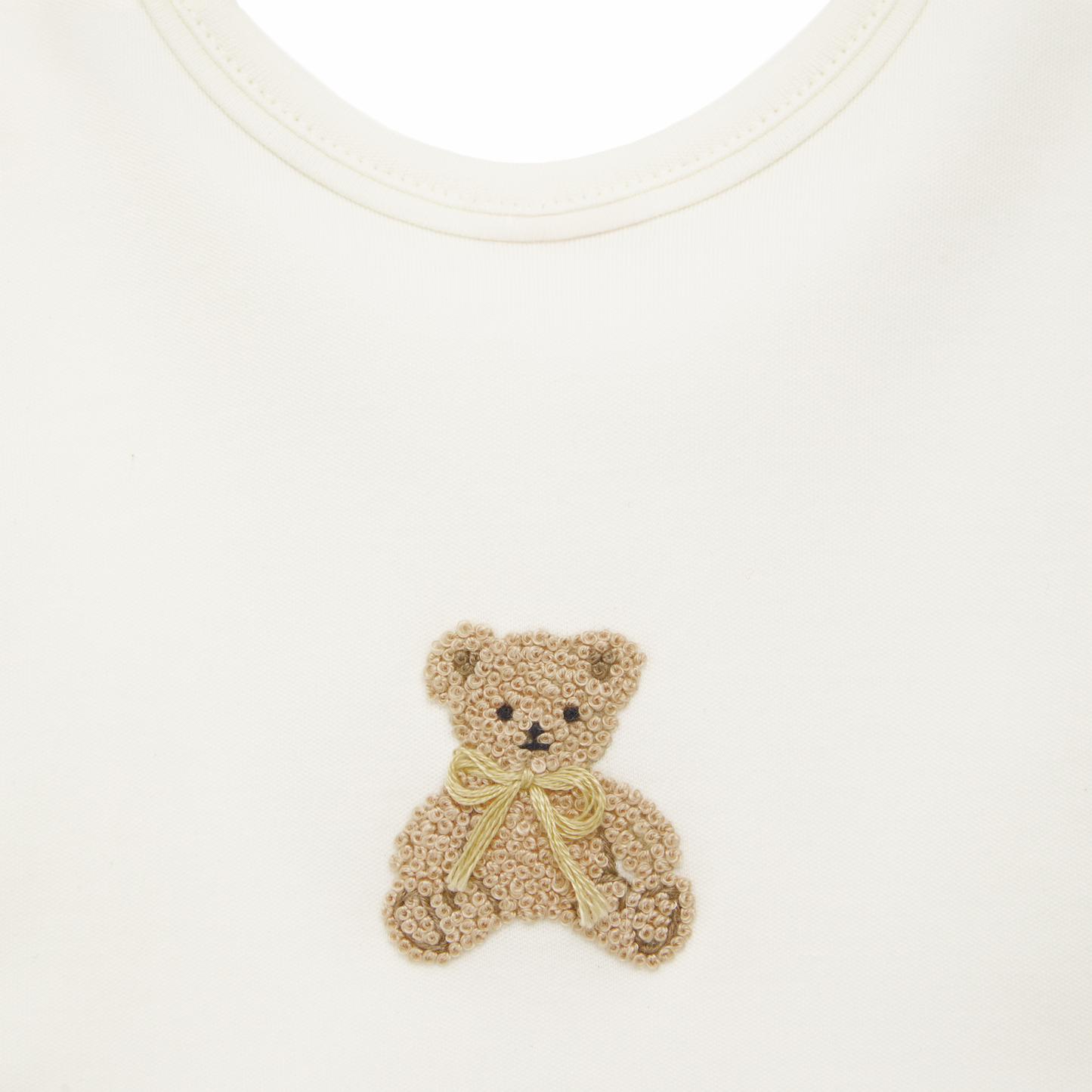 Bear Hugs Bib - Ivory