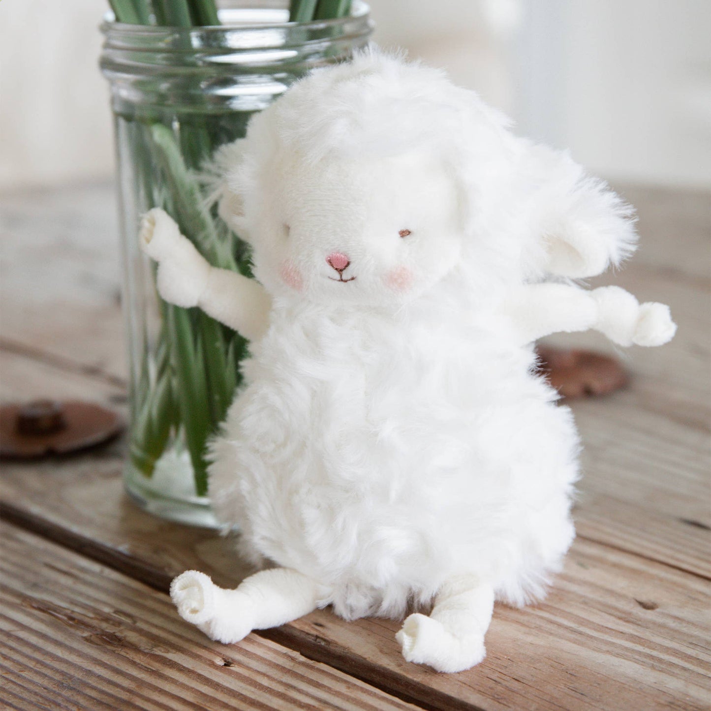Roly Poly Kiddo - White Lamb