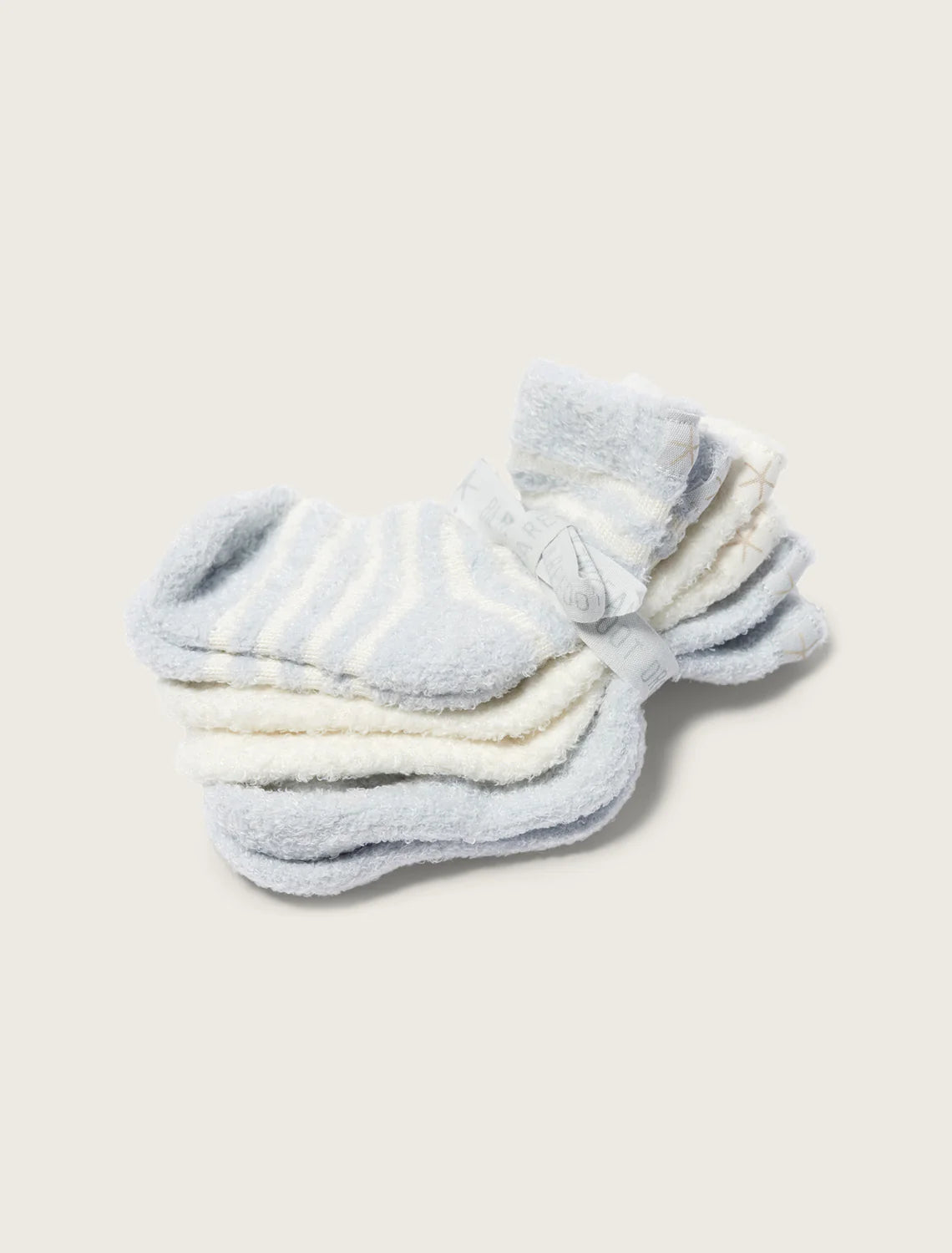 CozyChic Lite® Infant Sock Set - Blue/Pearl