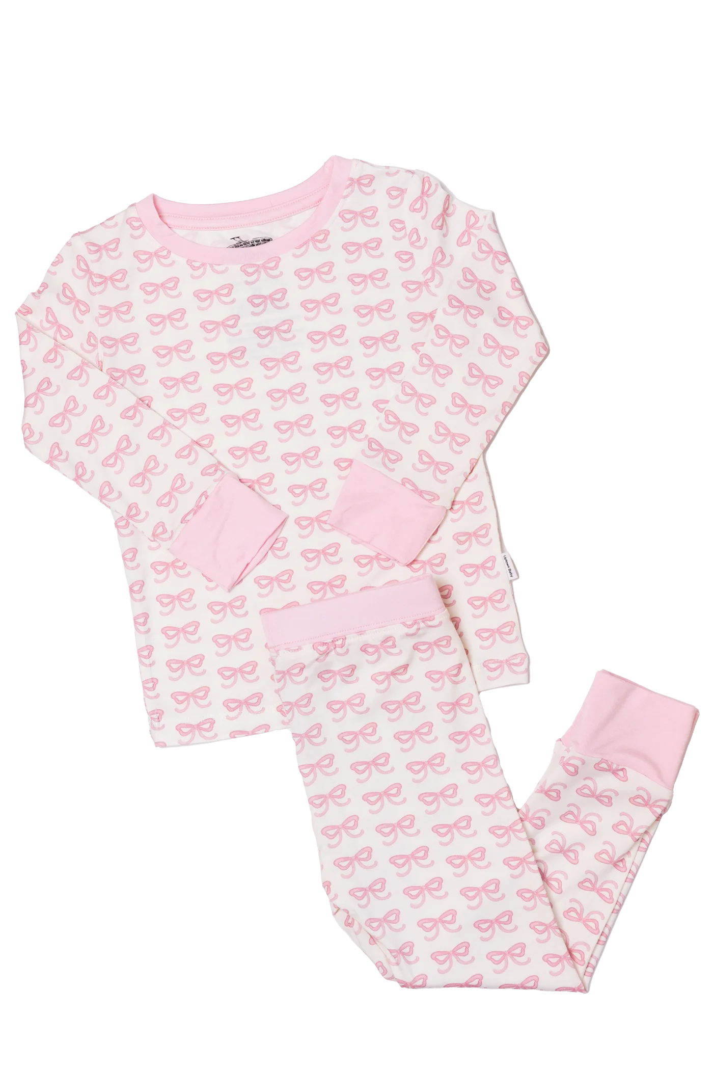 The Uptown Baby- 2 piece Bow Pajama Set