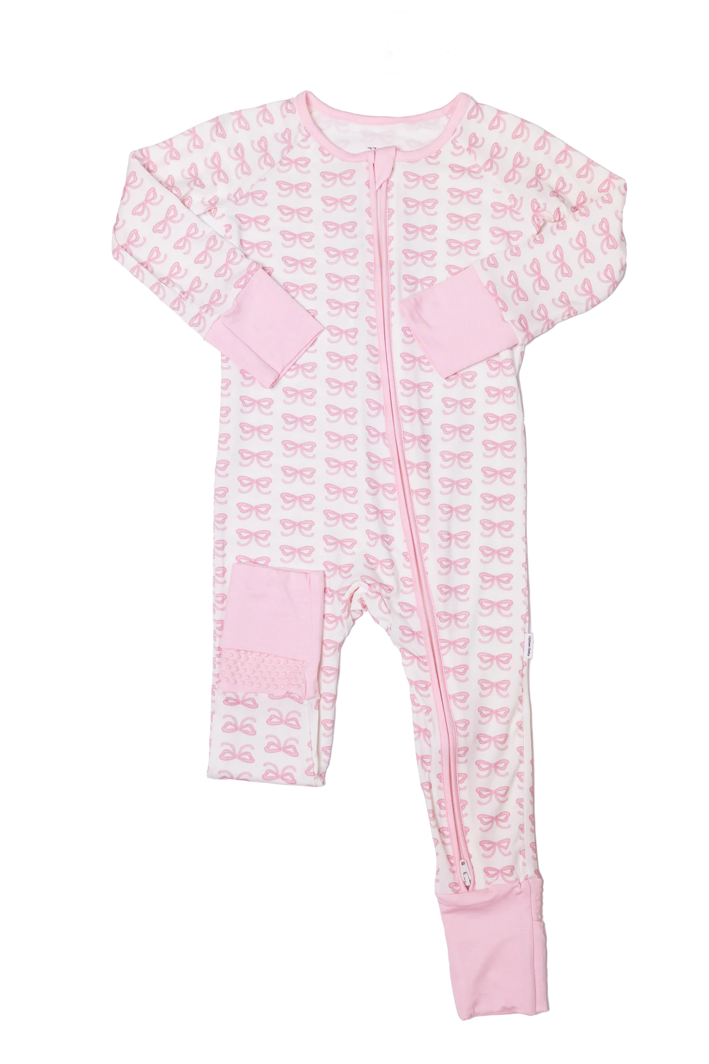The Uptown Baby - Bow Sleep Romper