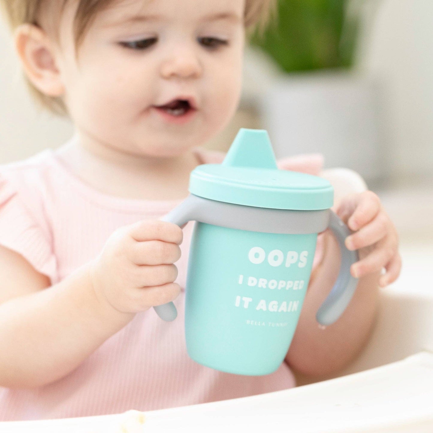 Bella Tunno - Dropped it Again Happy Sippy Cup: Blue