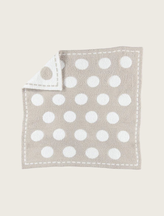 CozyChic® Dream Receiving Blanket - Stone/White Circles