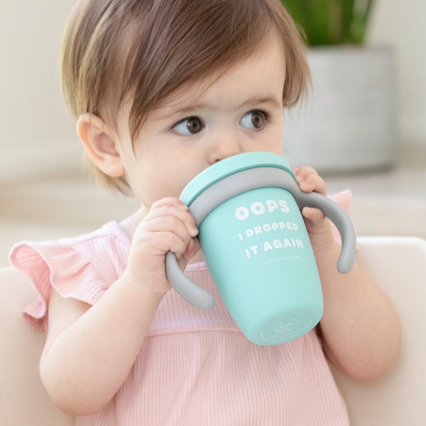 Bella Tunno - Dropped it Again Happy Sippy Cup: Blue
