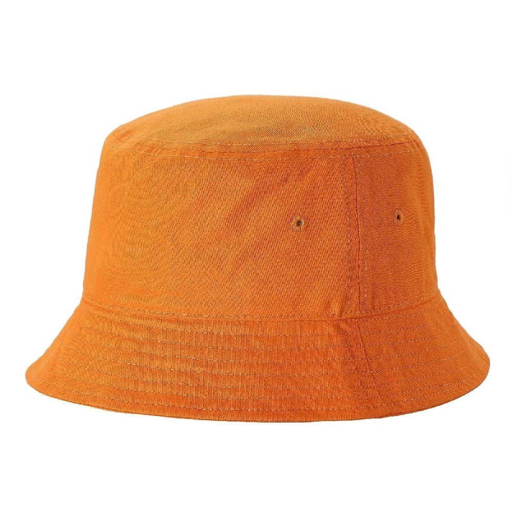 DOBBI - Bucket Solid Hat: Orange