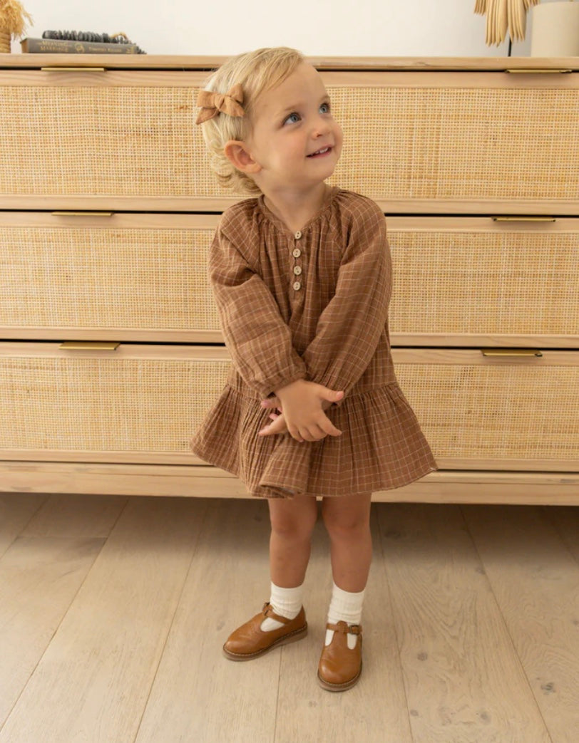 Any Dress - Cinnamon Grid