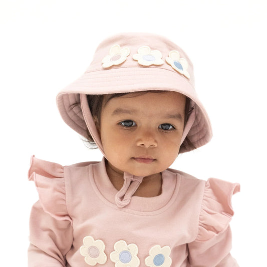 Daisy Pop French Terry Bucket Hat