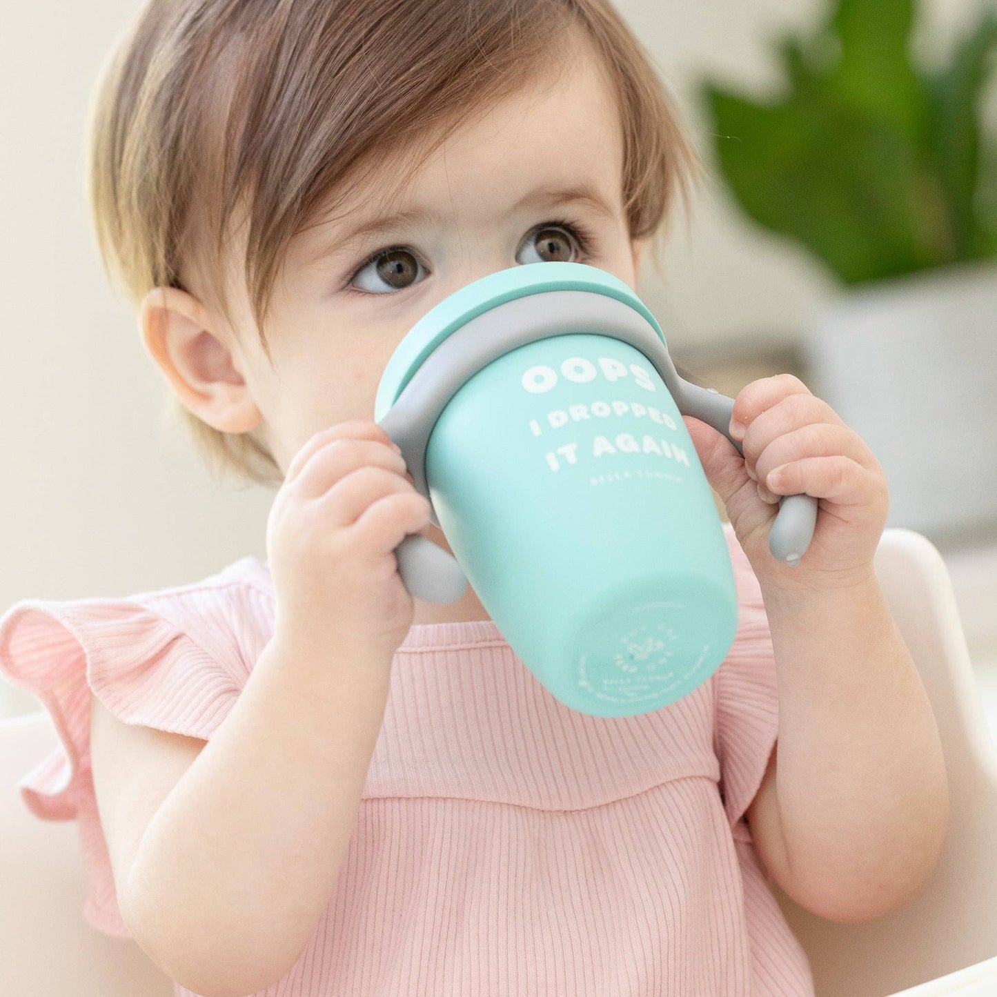 Bella Tunno - Dropped it Again Happy Sippy Cup: Blue