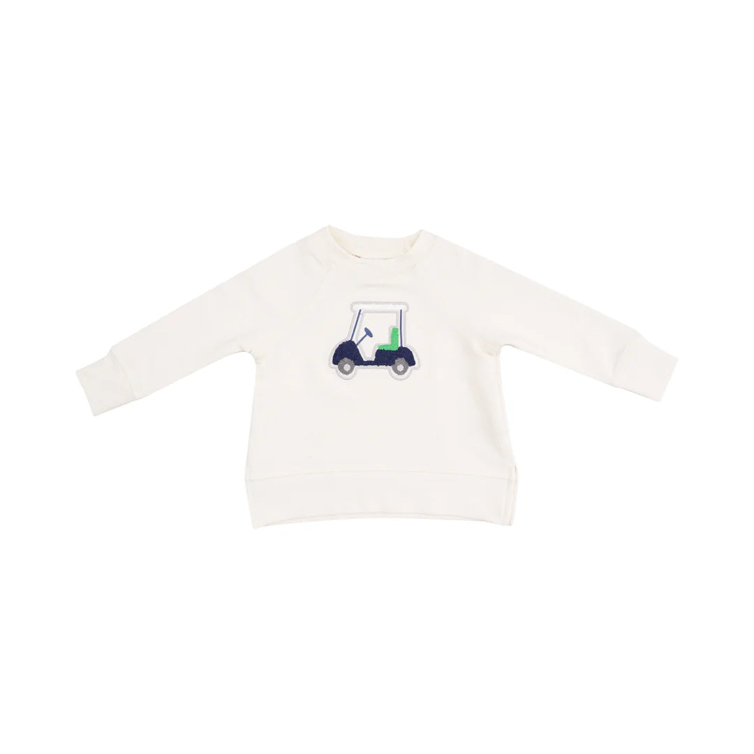 Golf Cart Sweatshirt + Shorts Set