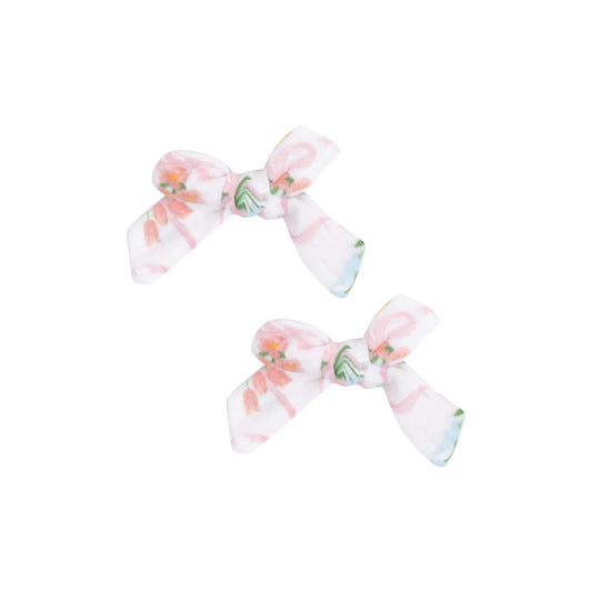 2 Pack Hair Bow with Clip - Ribbon Bouquets
