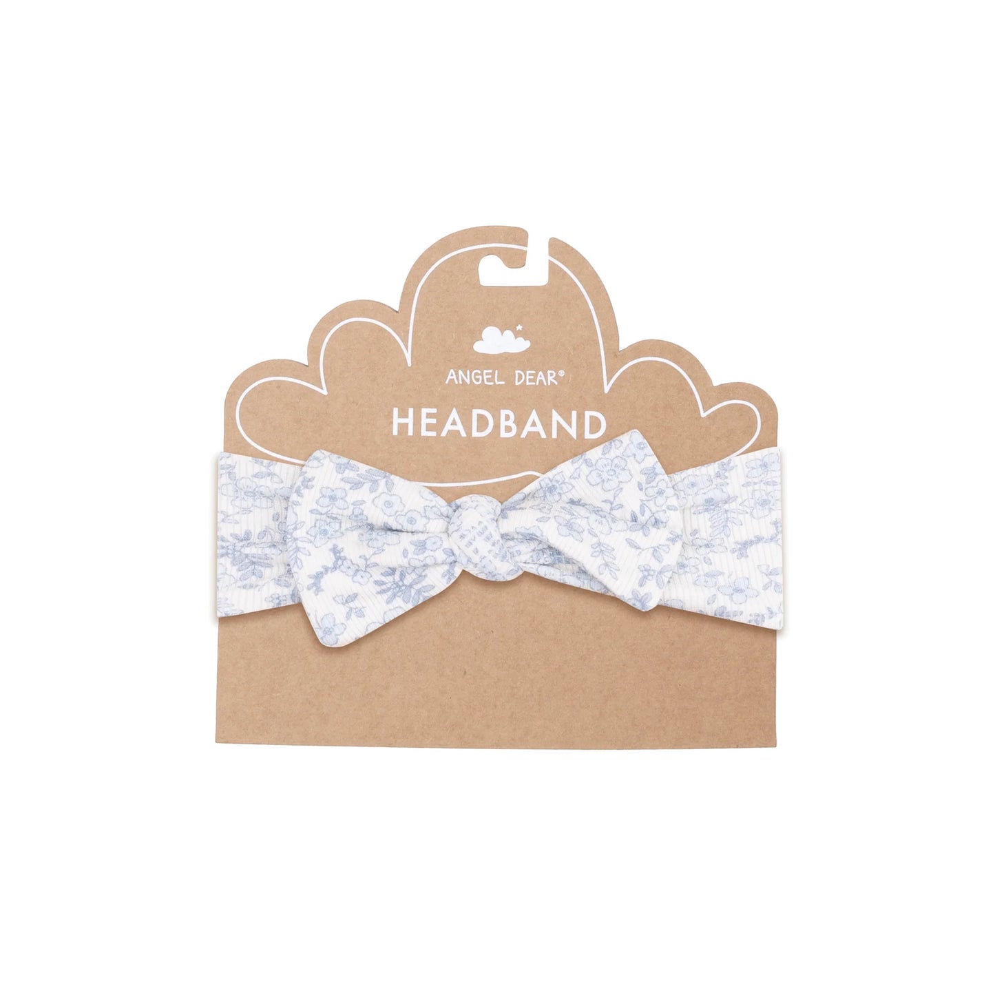 Blue Calico Floral Headband