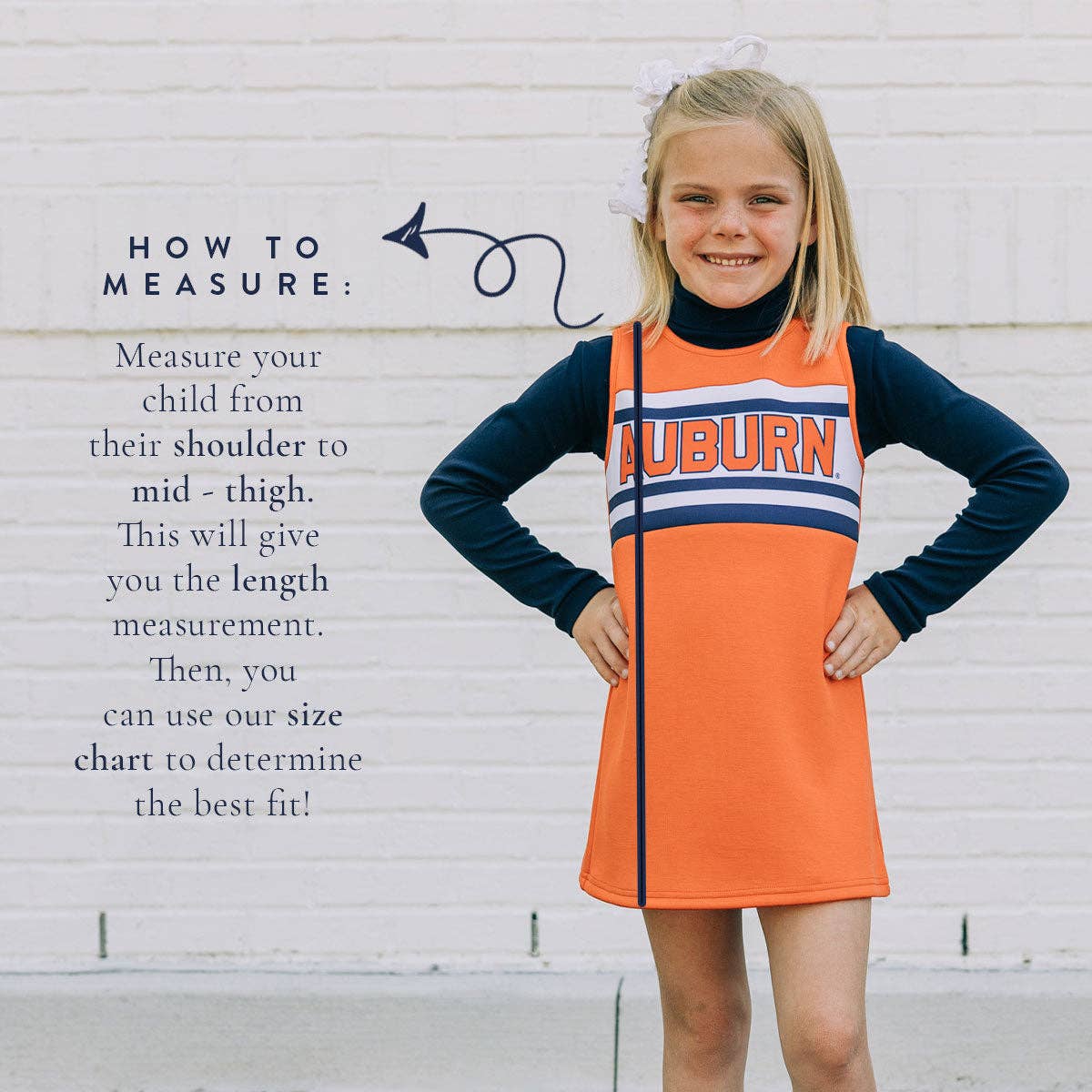The Illinois | Orange Classic Cheer Dress: Orange / 8