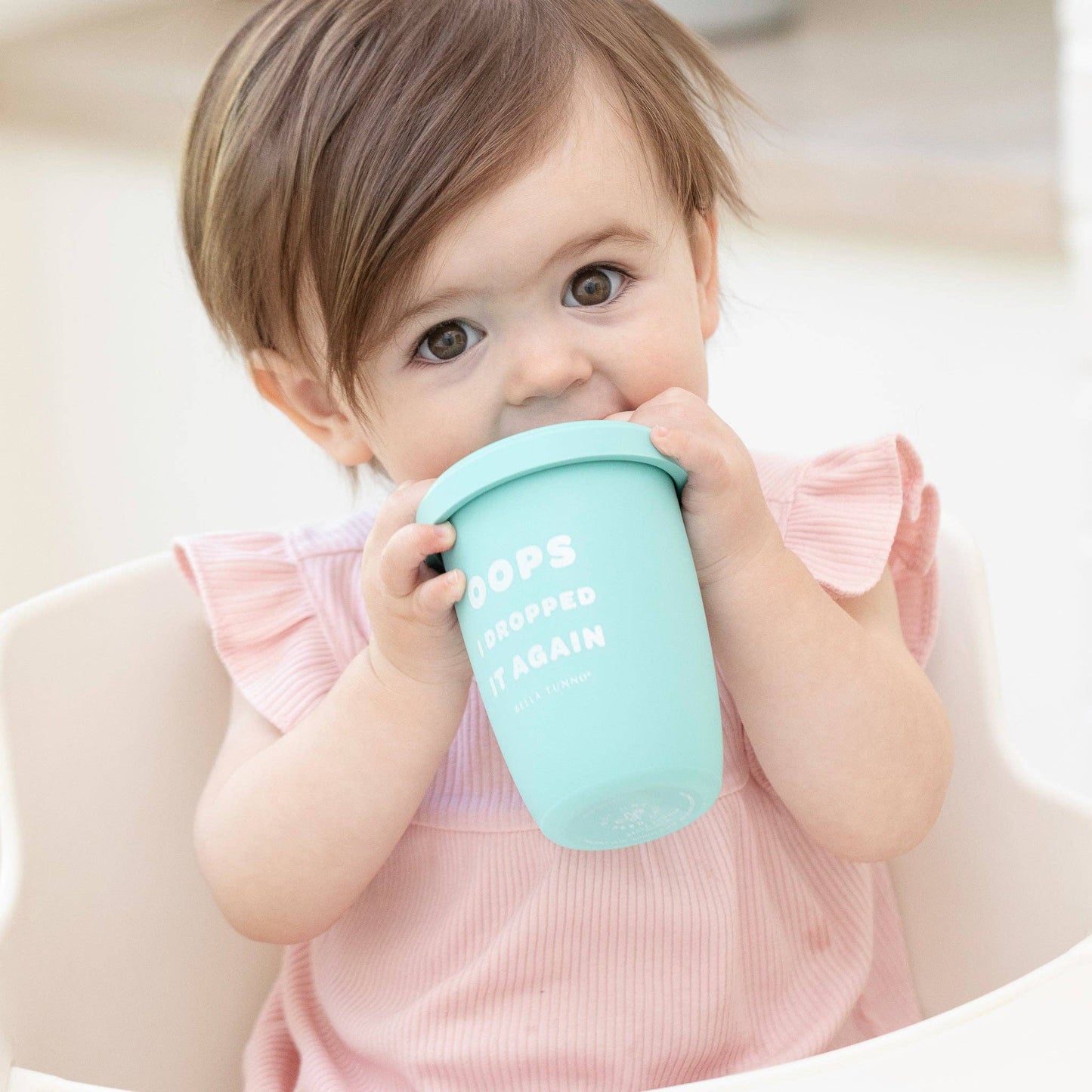 Bella Tunno - Dropped it Again Happy Sippy Cup: Blue