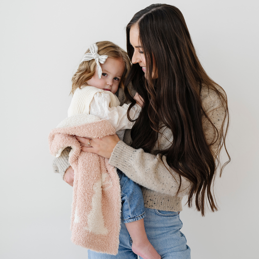Double-Layer Bamboni Mini Blanket - Bunny