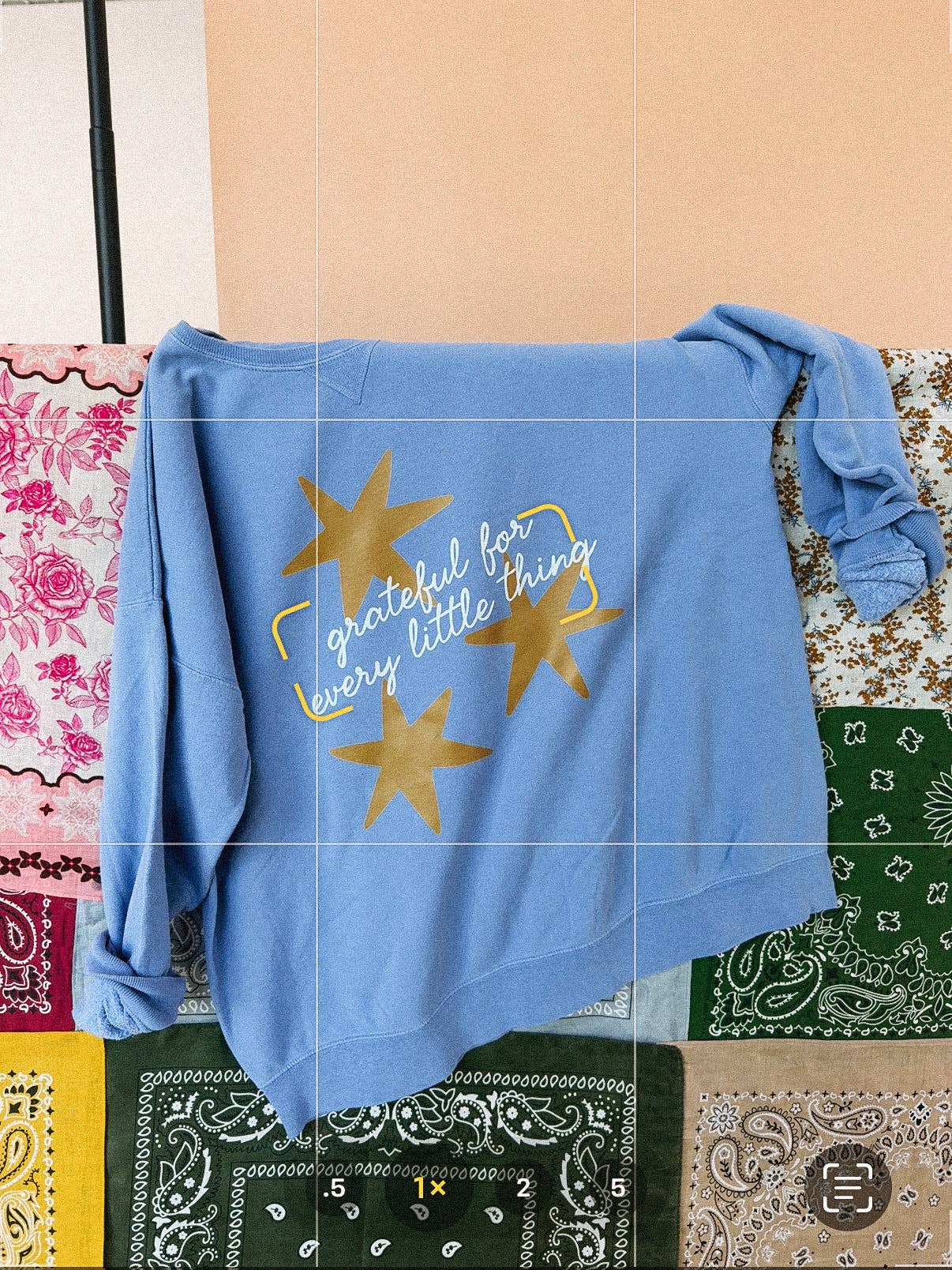 Grateful for every little thing sweatshirt