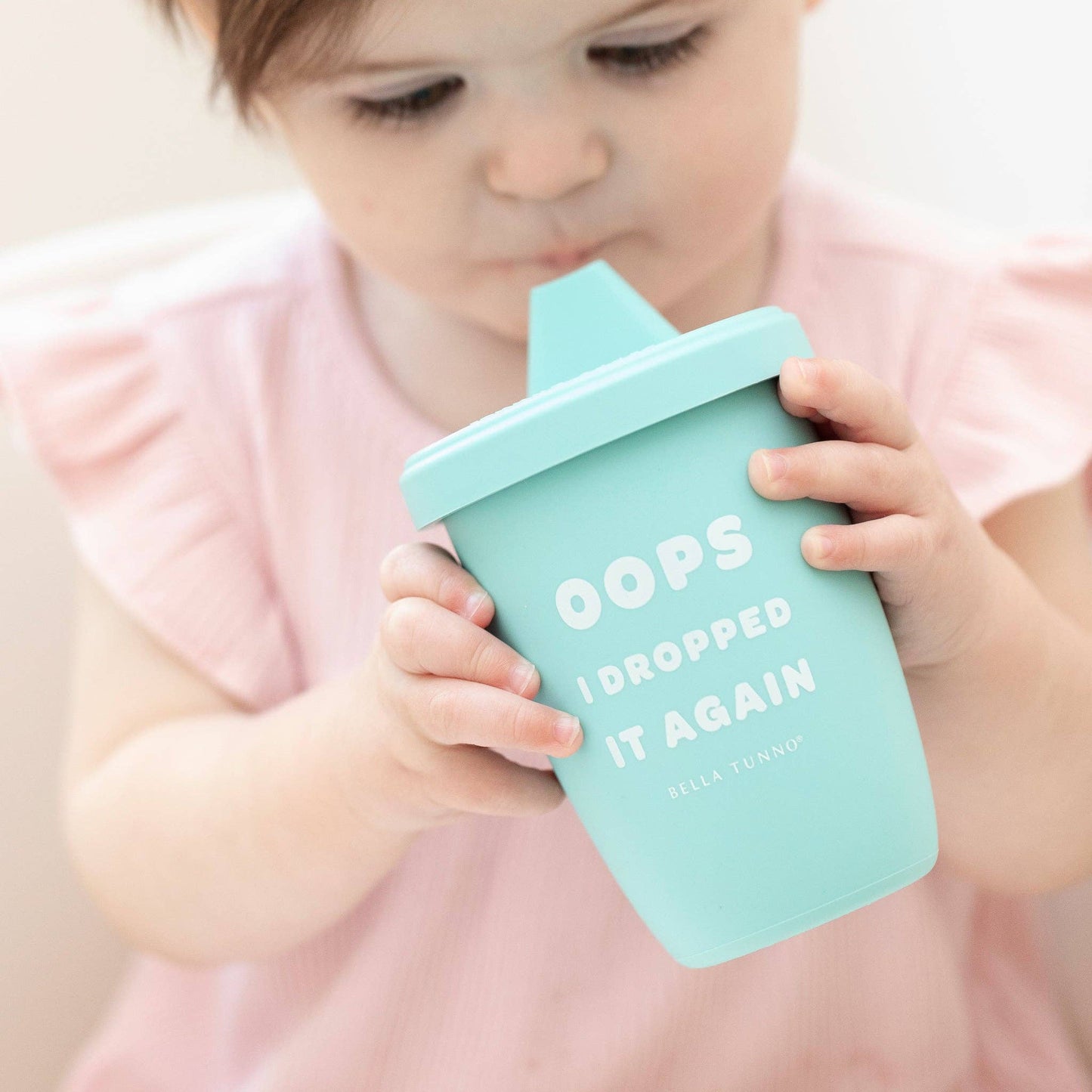Bella Tunno - Dropped it Again Happy Sippy Cup: Blue