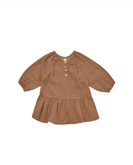 Any Dress - Cinnamon Grid