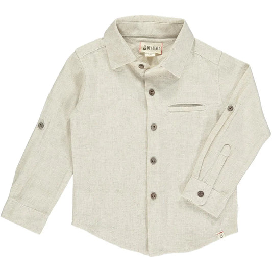 Me & Henry Atwood Woven Shirt – Cream Gauze