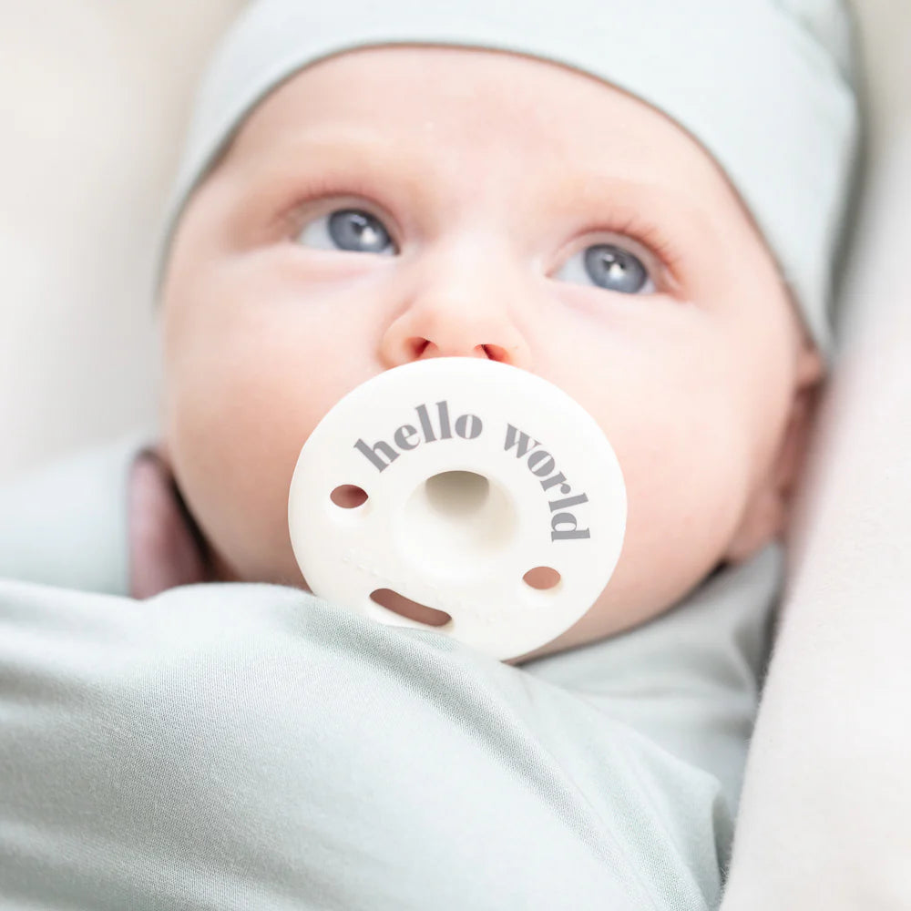 Hello World Silicone Pacifier