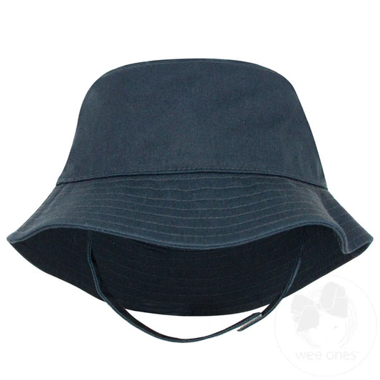 Navy Cotton Twill Bucket Hat