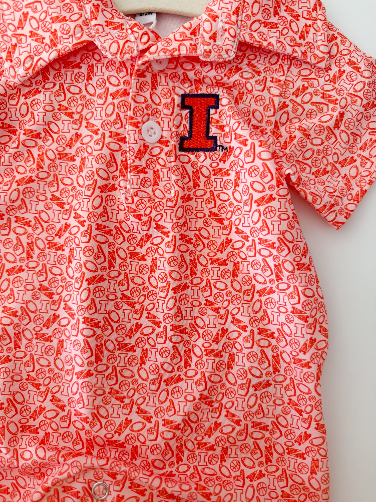 Illinois Fighting Illini James Romper