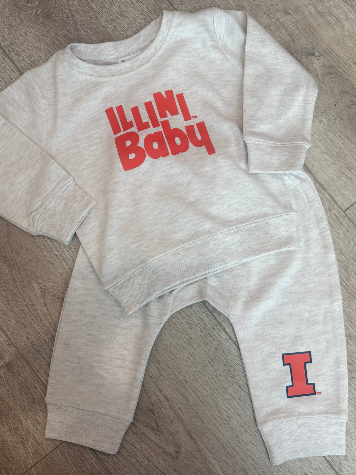 Illini Baby Two-Piece Sweatsuit Set