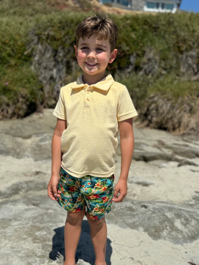 Watergate Lemon Terry Polo