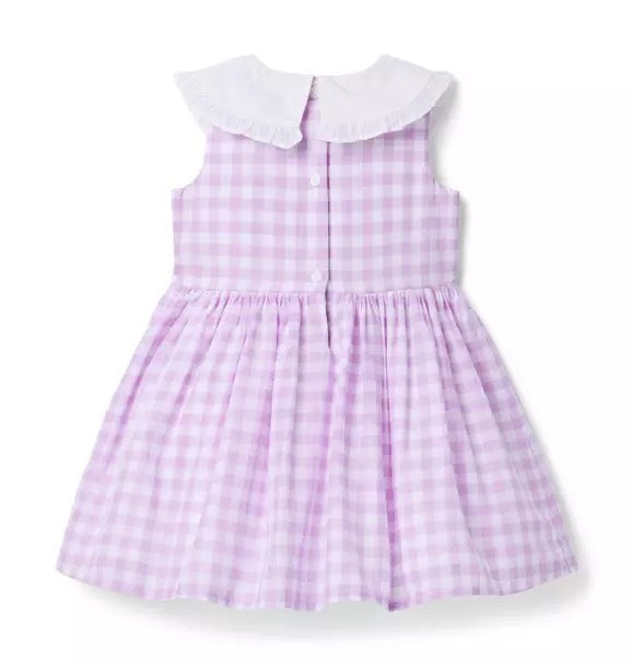 Collard Purple Gingham Dress