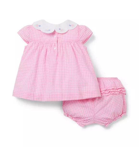 Baby Gingham Matching Set