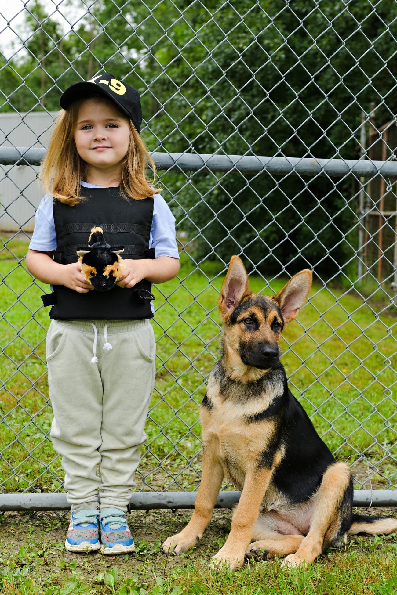 K9 Unit Police Set - Vest, Hat, Puppy