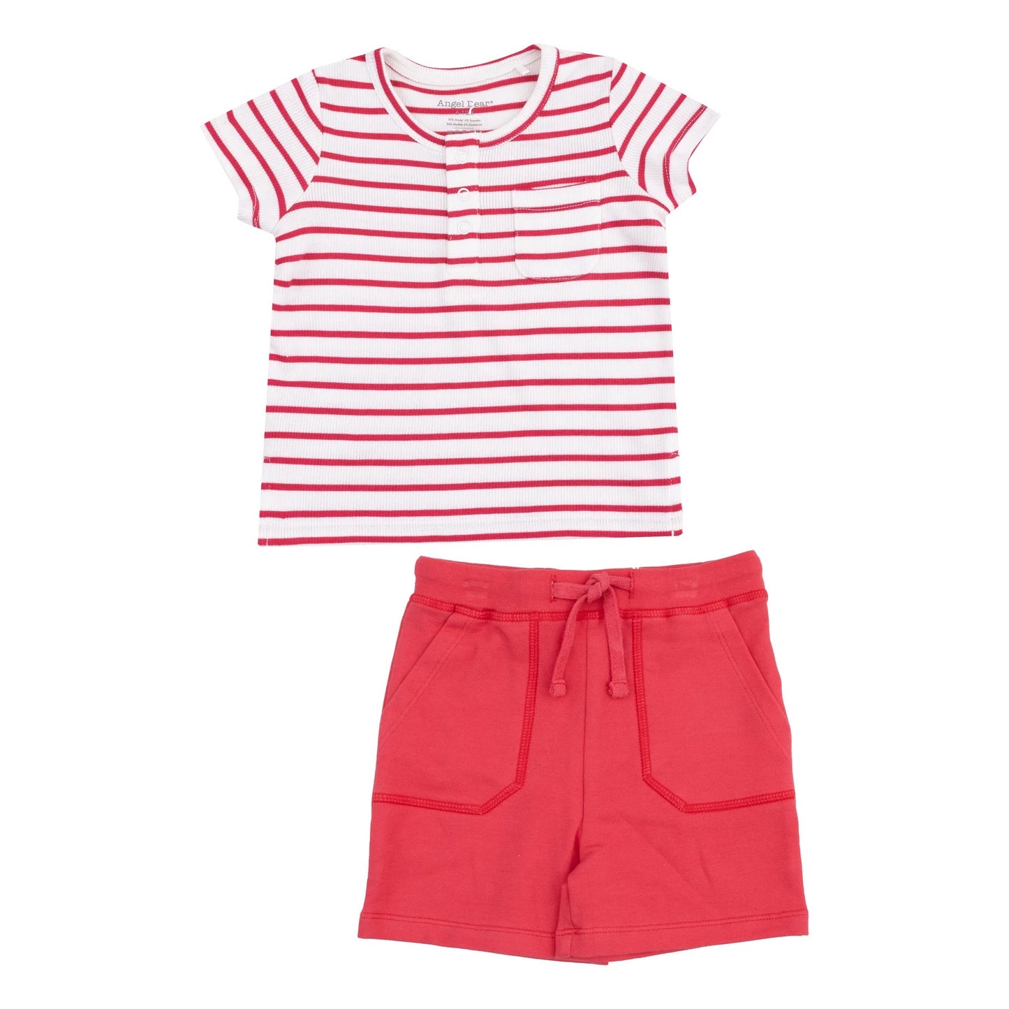 Pocket Shirt and Short French Terry Stripe