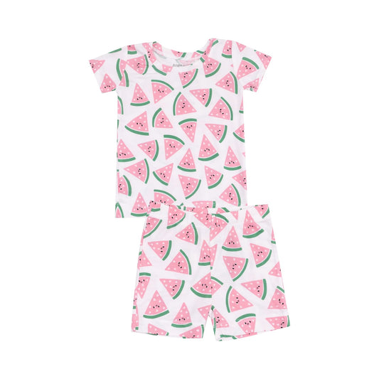 Lounge Wear Short Set - Watermelon Hearts