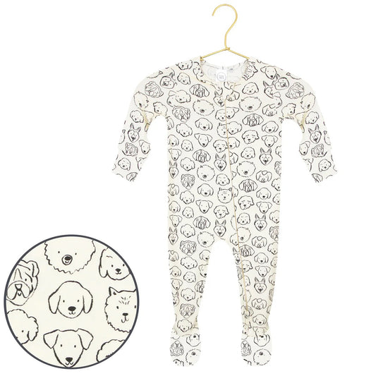 Zipper Footie - Dane