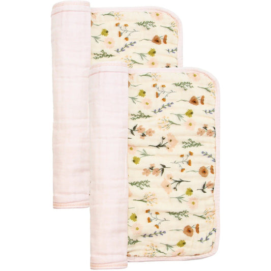 Cloud Muslin™ Burp Cloth 2 Pack - Rachel/Blush