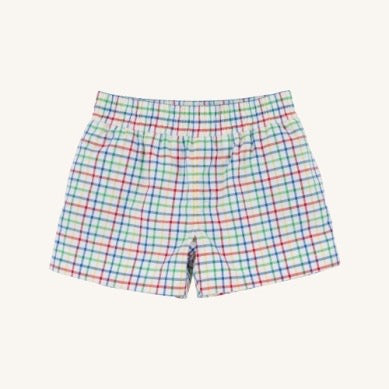 Sheffield Shorts - Kindness Wins Windowpane/Wood Boat Blue