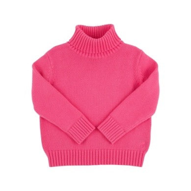 Townsend Turtle Neck Sweater - Romany Rose/Romany Rose
