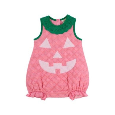 Girls Happy Halloween Costume - Hamptons Hot Pink Micro Dot/Palm Beach Pink/Kiawah Kelly Green