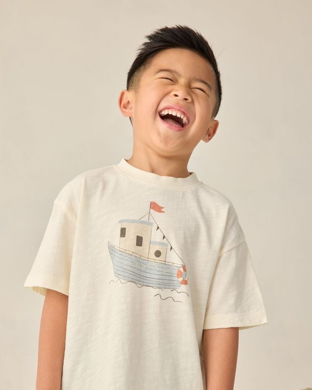 Relaxed Tee - Tug Boat