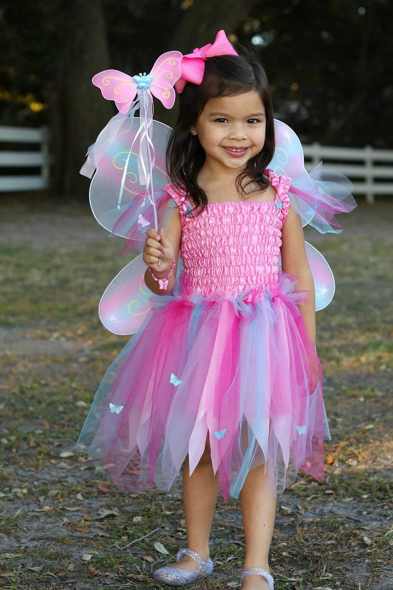 Buttery Fly Dress w/ Wings & Wand