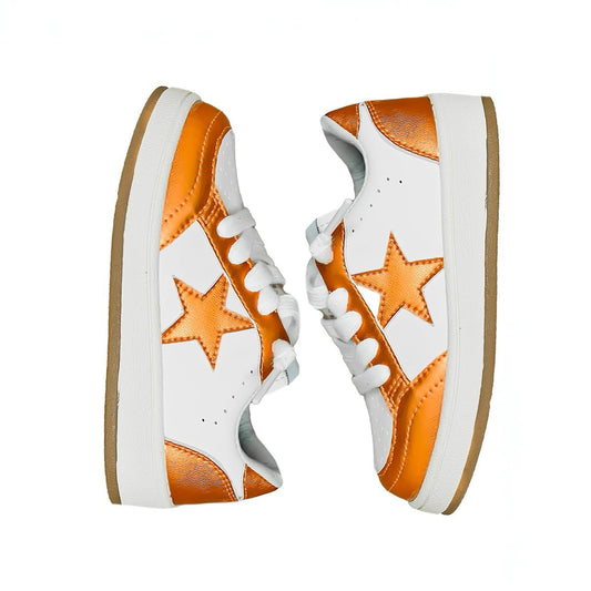 Orange Star Sneakers - Kids