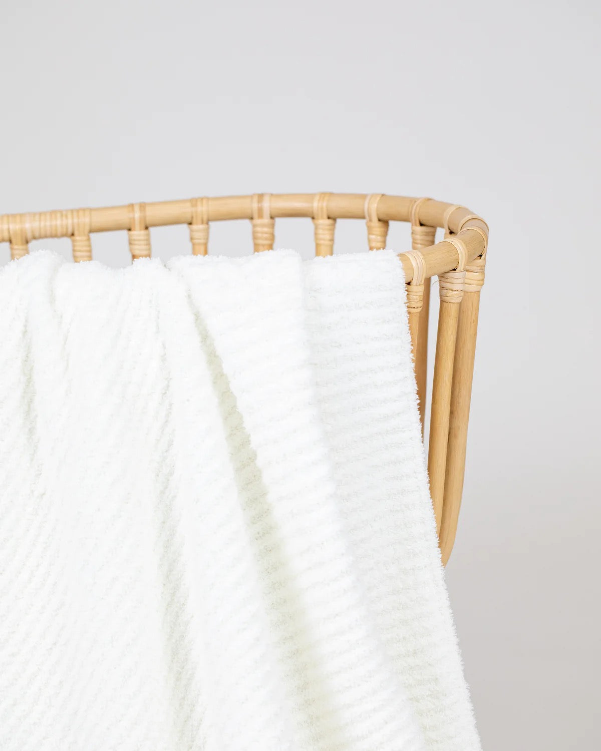 Chenille Blanket Small (30x30)- White