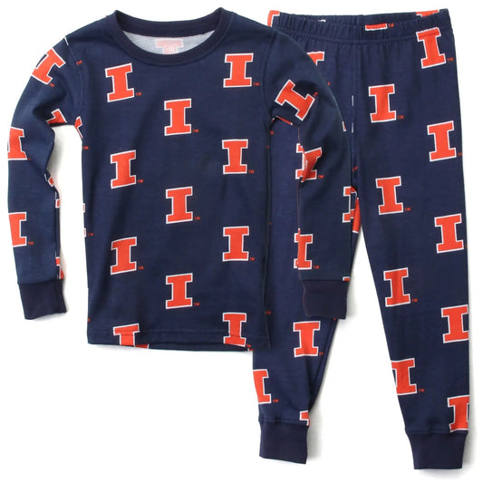Fighting Illini 2 piece Pajama Set
