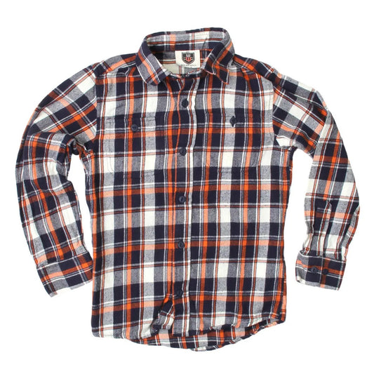 Orange Crush Plaid Shirt