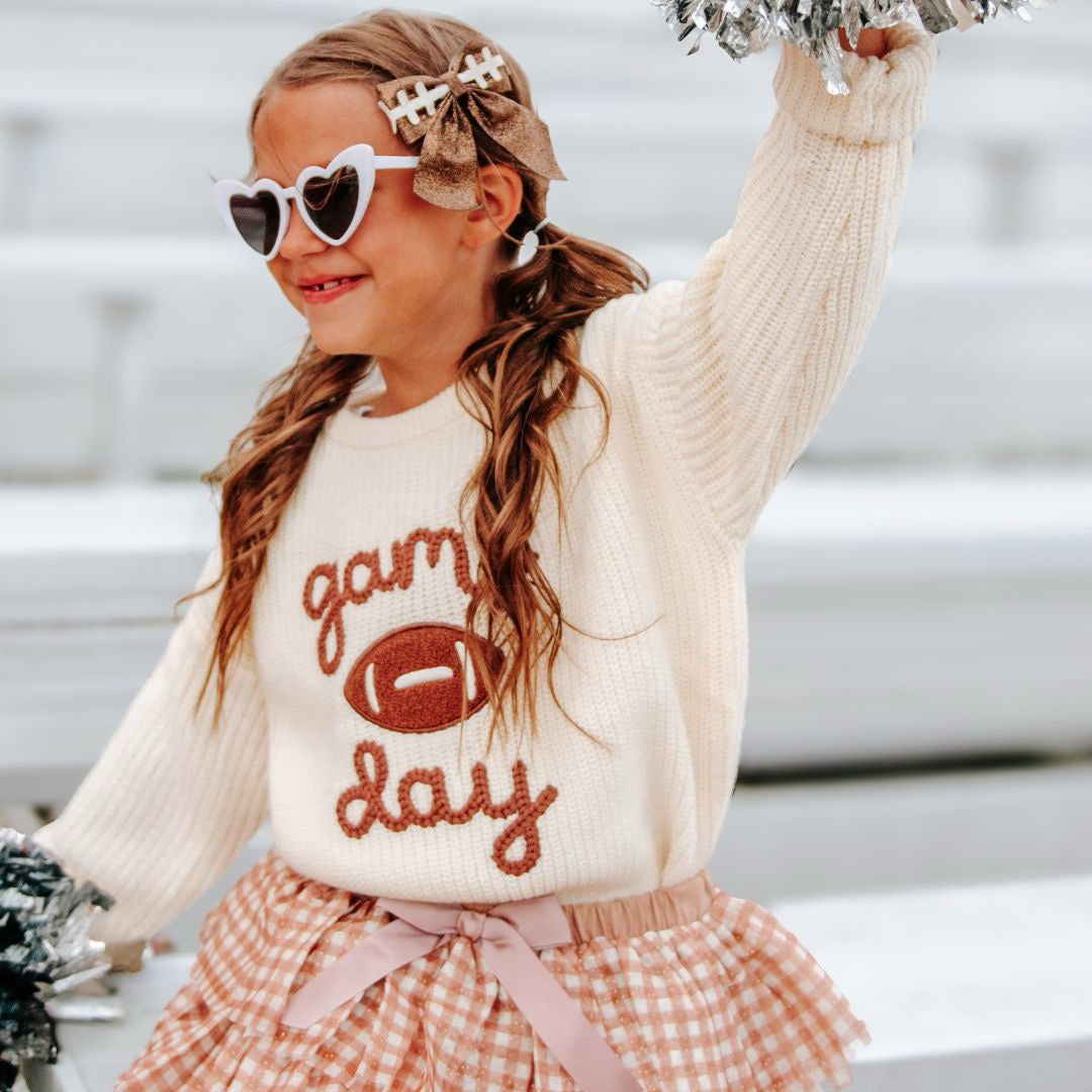 Gingham Printed Tulle Tutu - Brown Gingham